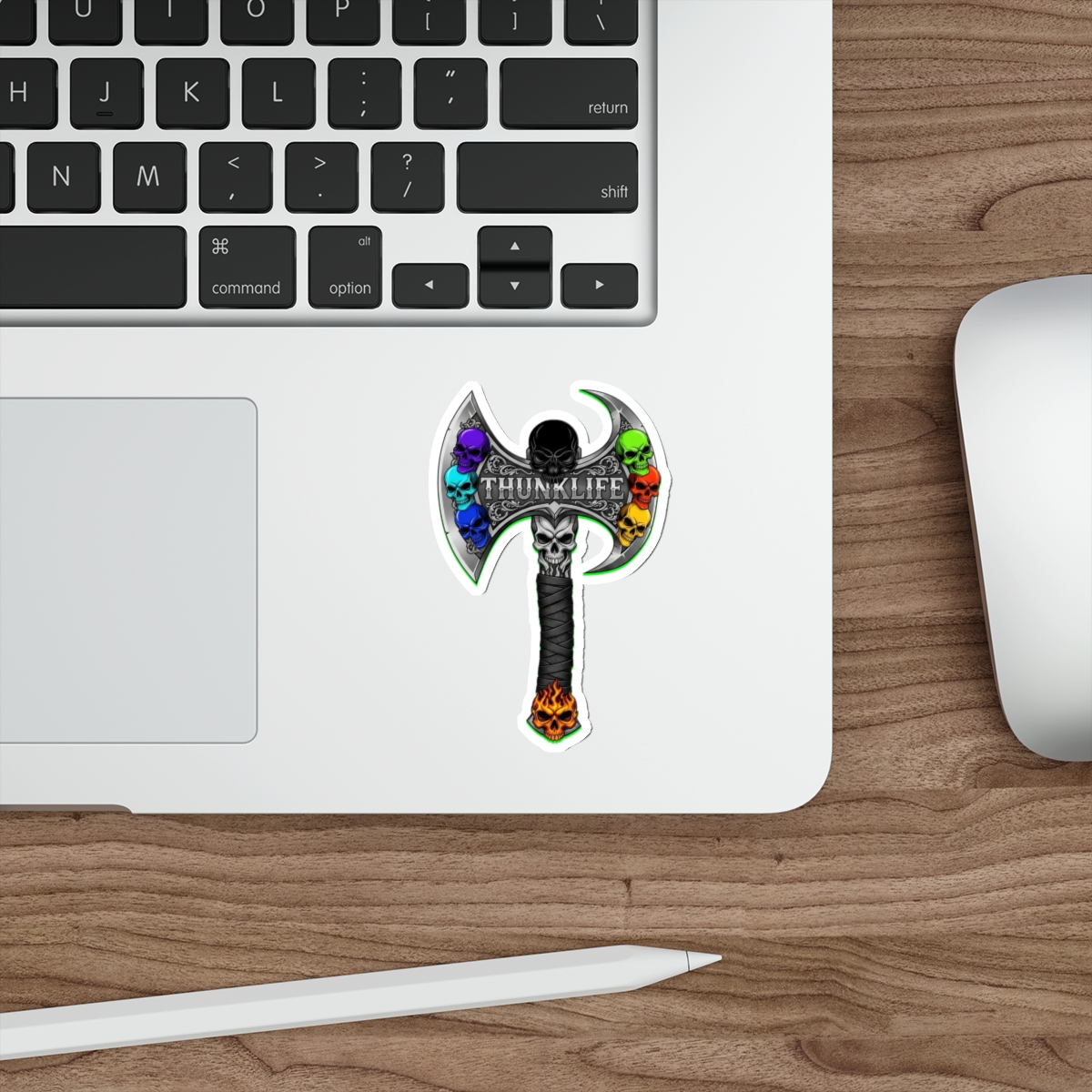 AXEDRA - THUNKLIFE - Die-Cut Indoor/Outdoor Vinyl Sticker - Image 2