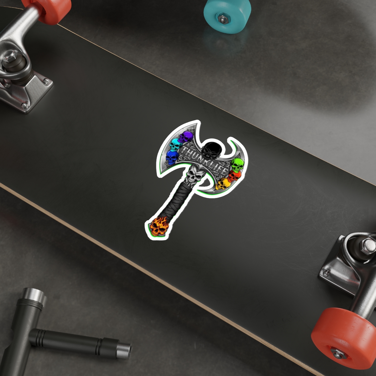 AXEDRA - THUNKLIFE - Die-Cut Indoor/Outdoor Vinyl Sticker - Image 7