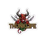 DOUBLE DEVIL - THUNKLIFE - Die-Cut Indoor/Outdoor Vinyl Sticker