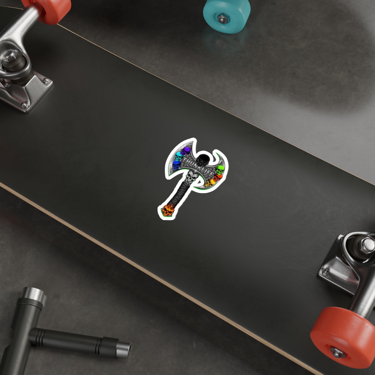 AXEDRA - THUNKLIFE - Die-Cut Indoor/Outdoor Vinyl Sticker - Image 3