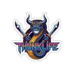 SERPENT SMILE - THUNKLIFE - Die-Cut Indoor/Outdoor Vinyl Sticker