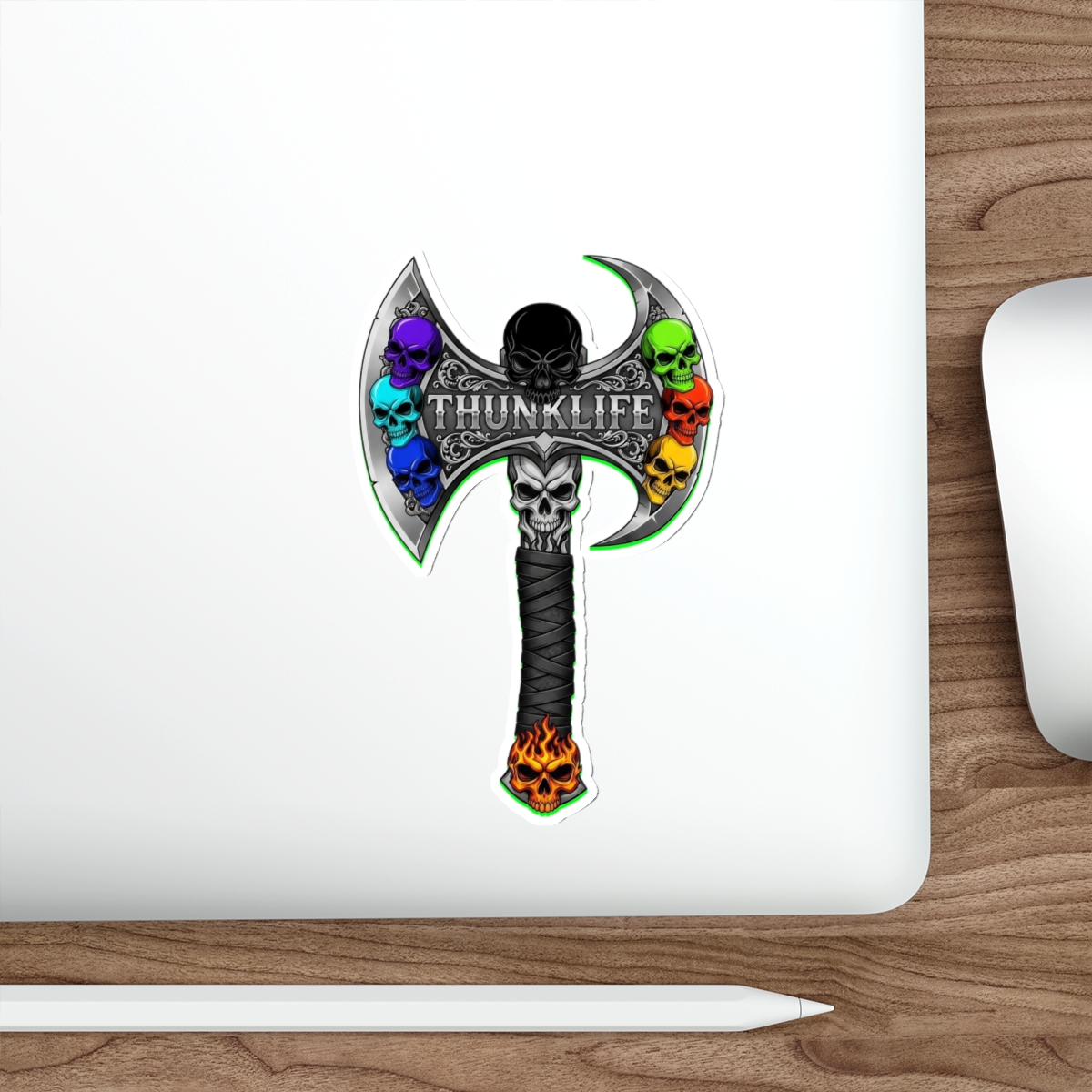 AXEDRA - THUNKLIFE - Die-Cut Indoor/Outdoor Vinyl Sticker - Image 6