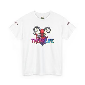 SLAYLIEN DEVIL - THUNKLIFE - Many Colors! Super Comfy Unisex Heavy Cotton Tee - Super Cool!