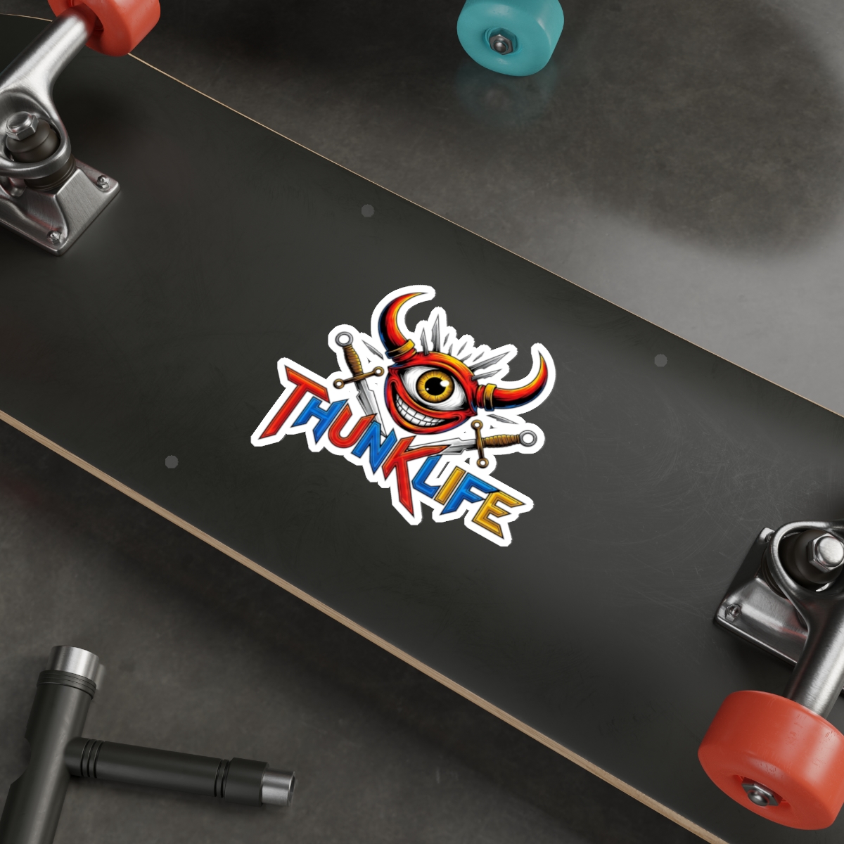 OL' YELLER BULLSEYE - THUNKLIFE - Die-Cut Indoor/Outdoor Vinyl Sticker - Image 7