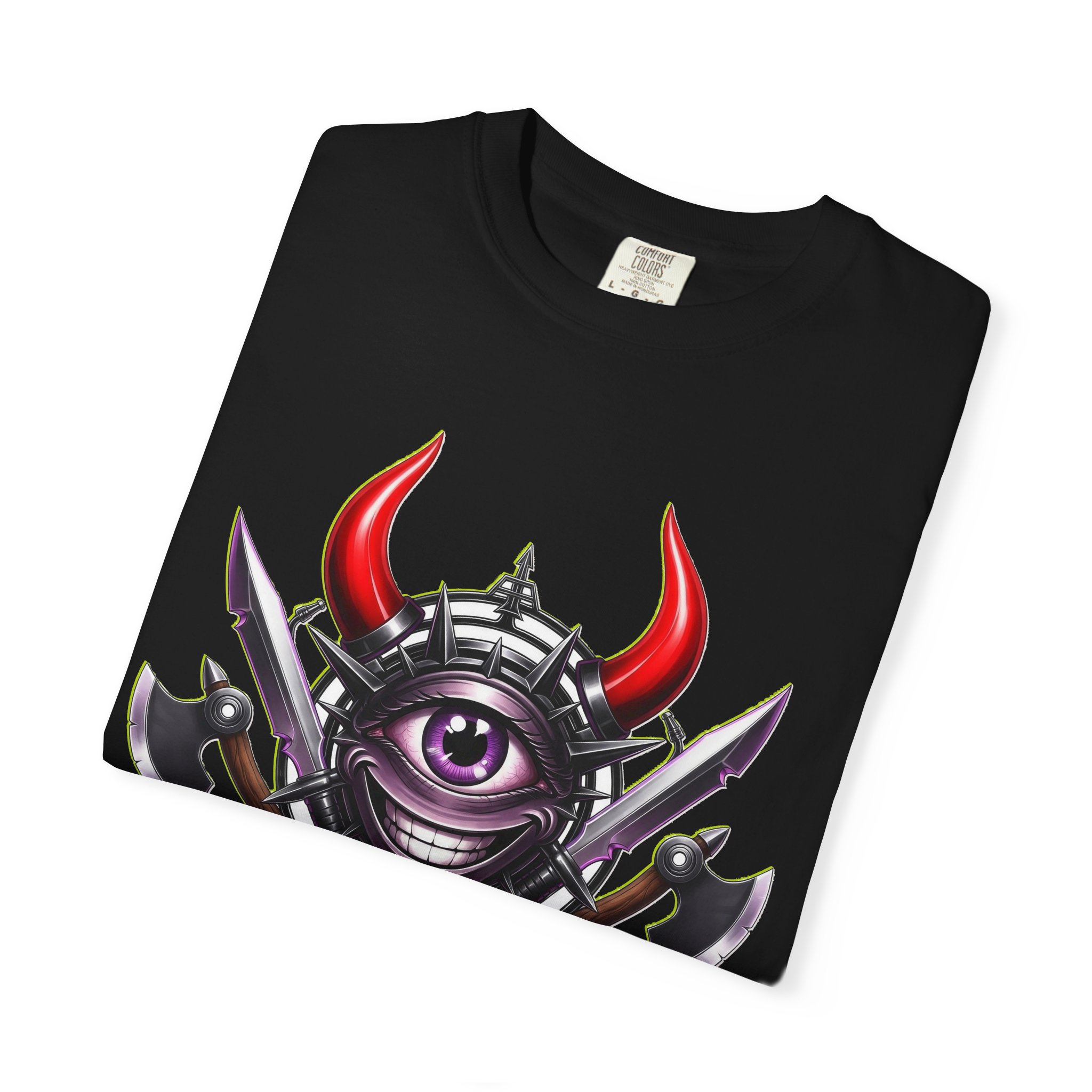 Bladion Bulls Eye ThunkLife Graphic Unisex T-Shirt — Gothic Viking Axe Streetwear - Image 17