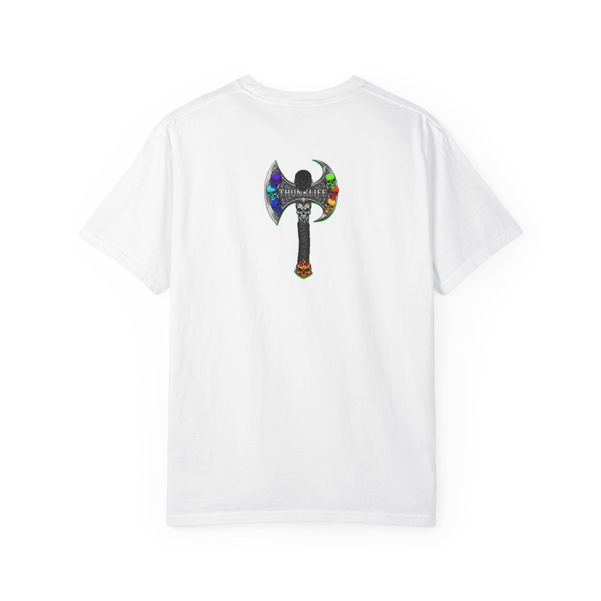Bladion Bulls Eye ThunkLife Graphic Unisex T-Shirt — Gothic Viking Axe Streetwear - Image 2