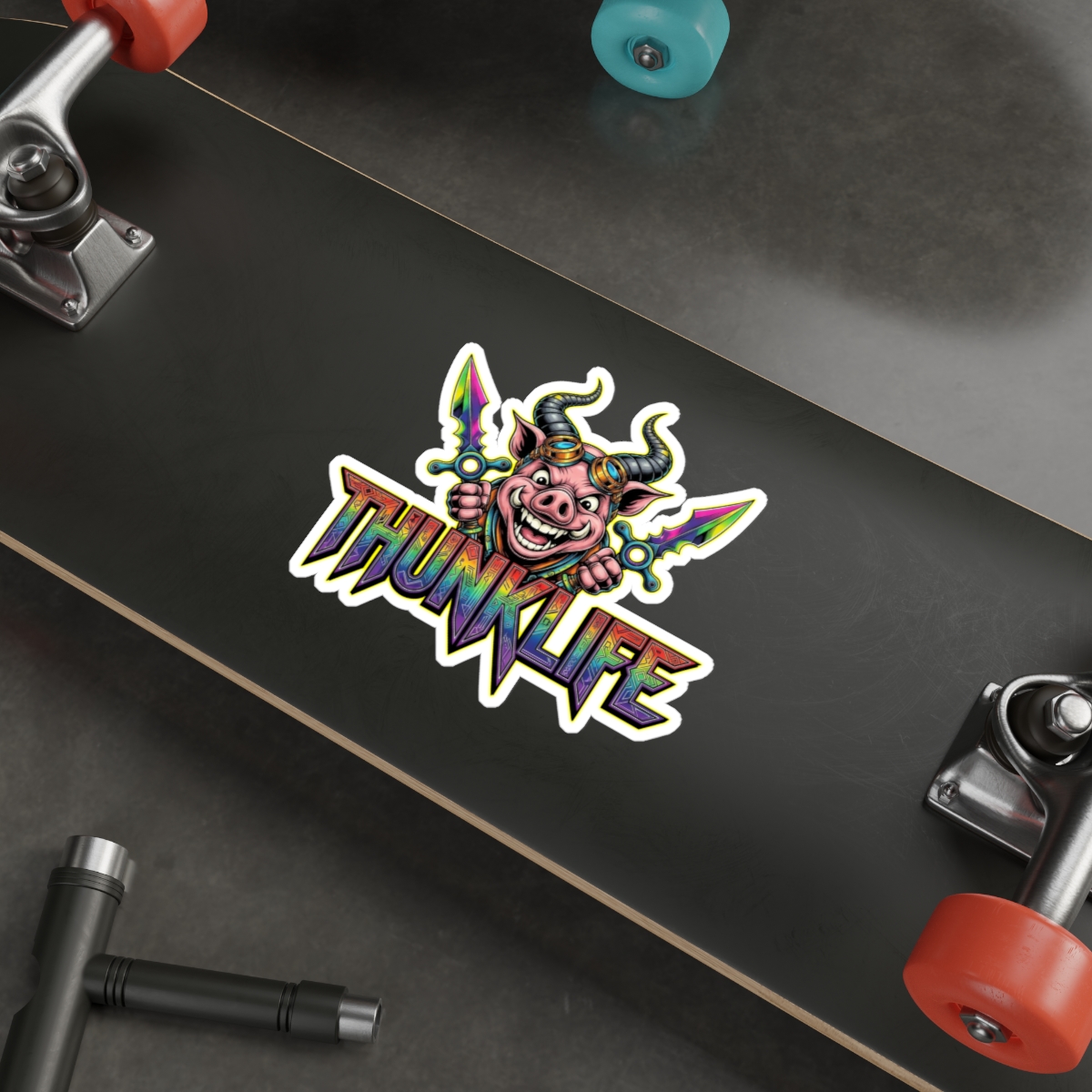 Pork Chop – THUNKLIFE – Die-Cut Indoor/Outdoor Vinyl Sticker - Image 7
