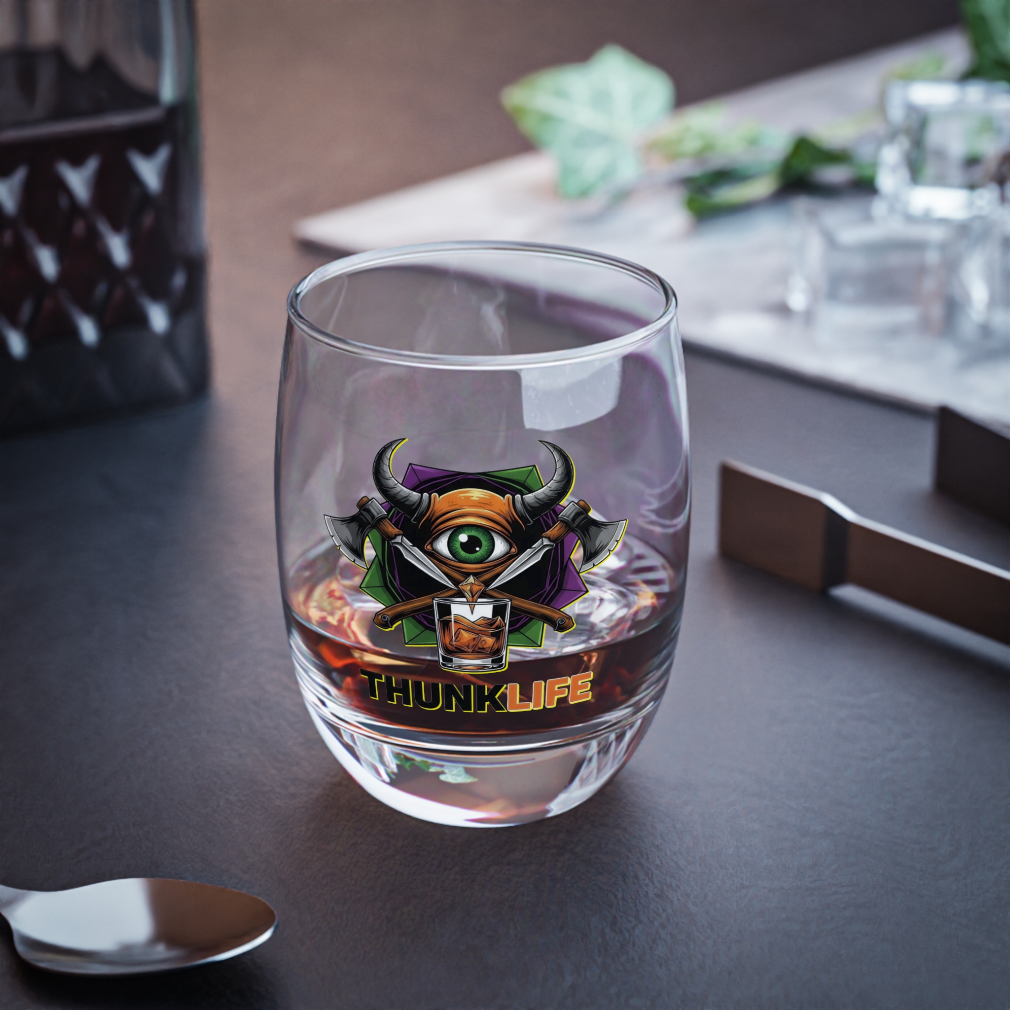 THUNKED NEAT – THUNKLIFE – Premium 6oz Whiskey Glass ~ Limited Edition - Image 3