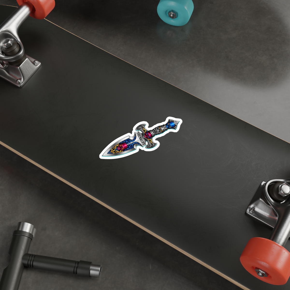 TARGETRIX – THUNKLIFE – Die-Cut Indoor/Outdoor Vinyl Sticker - Image 3