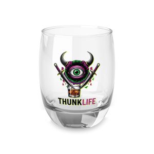 KNIFE & NEAT – THUNKLIFE – Premium 6oz Whiskey Glass ~ Limited Edition