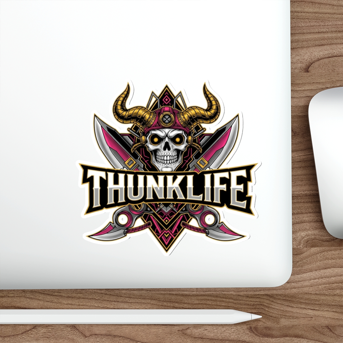 GOLDEN EYES – THUNKLIFE – Die-Cut Indoor/Outdoor Vinyl Sticker - Image 6