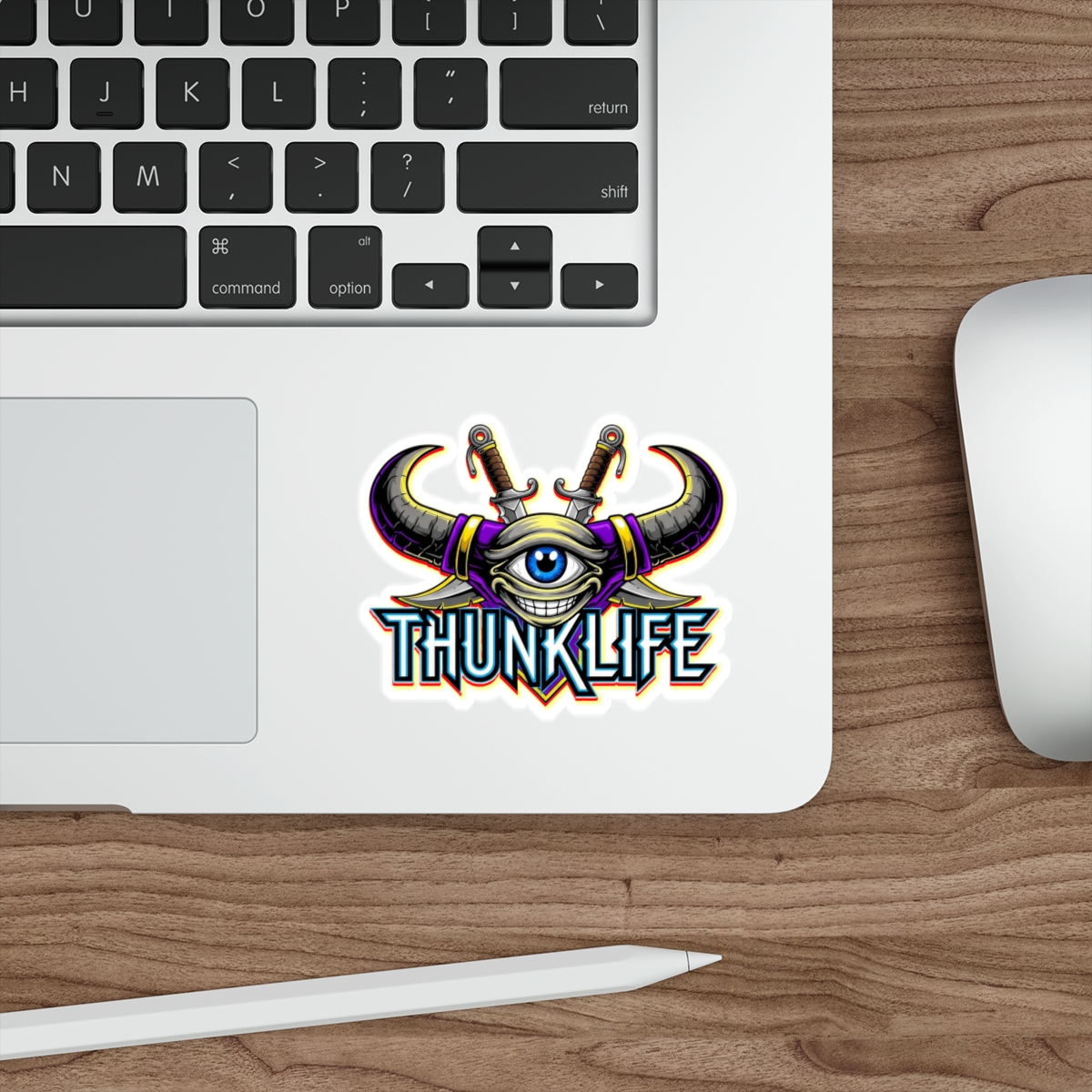 KNIVOCUS – THUNKLIFE – Die-Cut Indoor/Outdoor Vinyl Sticker - Image 2