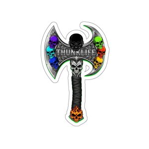 AXEDRA – THUNKLIFE – Die-Cut Indoor/Outdoor Vinyl Sticker