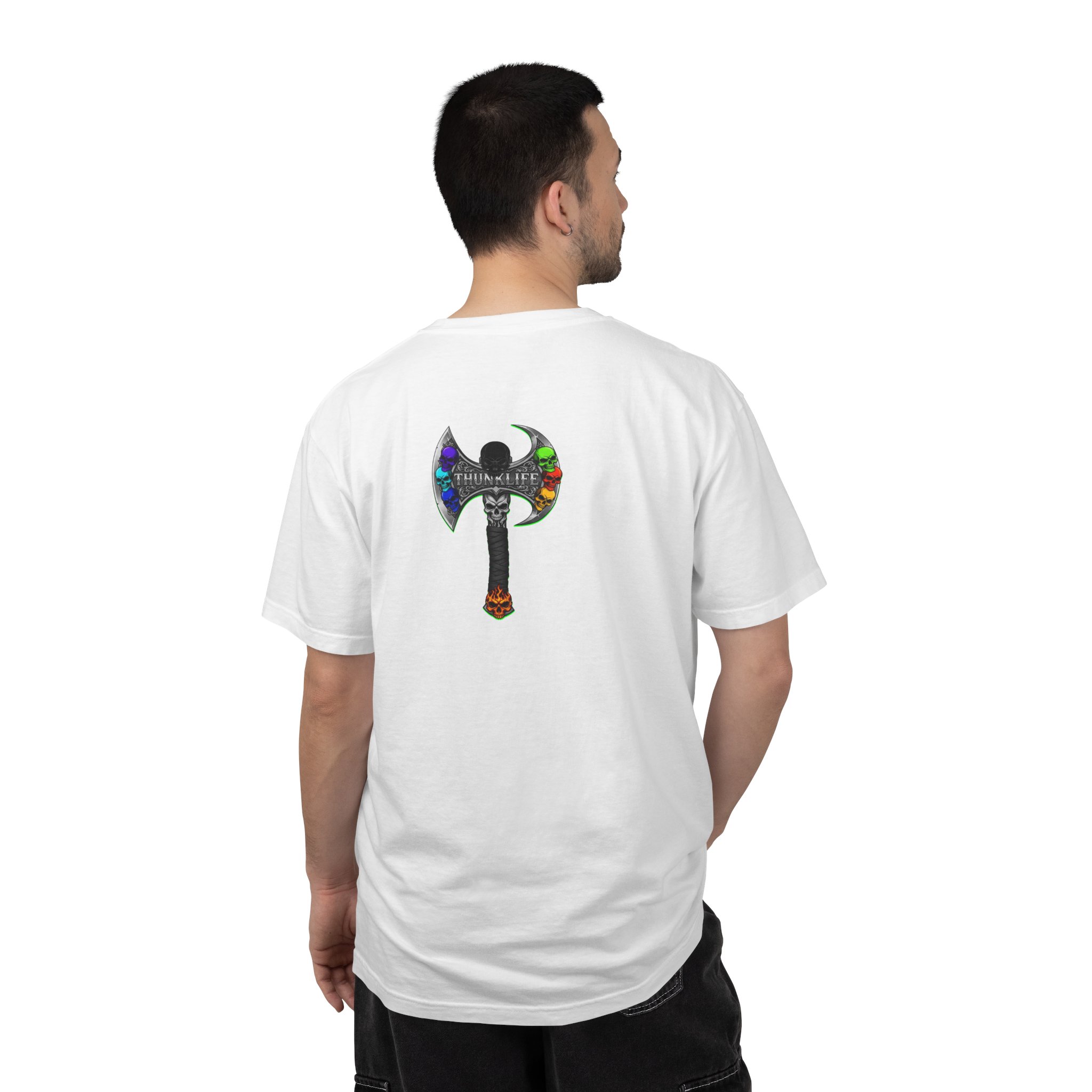 Bladion Bulls Eye ThunkLife Graphic Unisex T-Shirt — Gothic Viking Axe Streetwear - Image 6