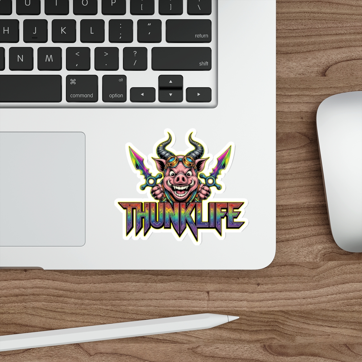 Pork Chop – THUNKLIFE – Die-Cut Indoor/Outdoor Vinyl Sticker - Image 2