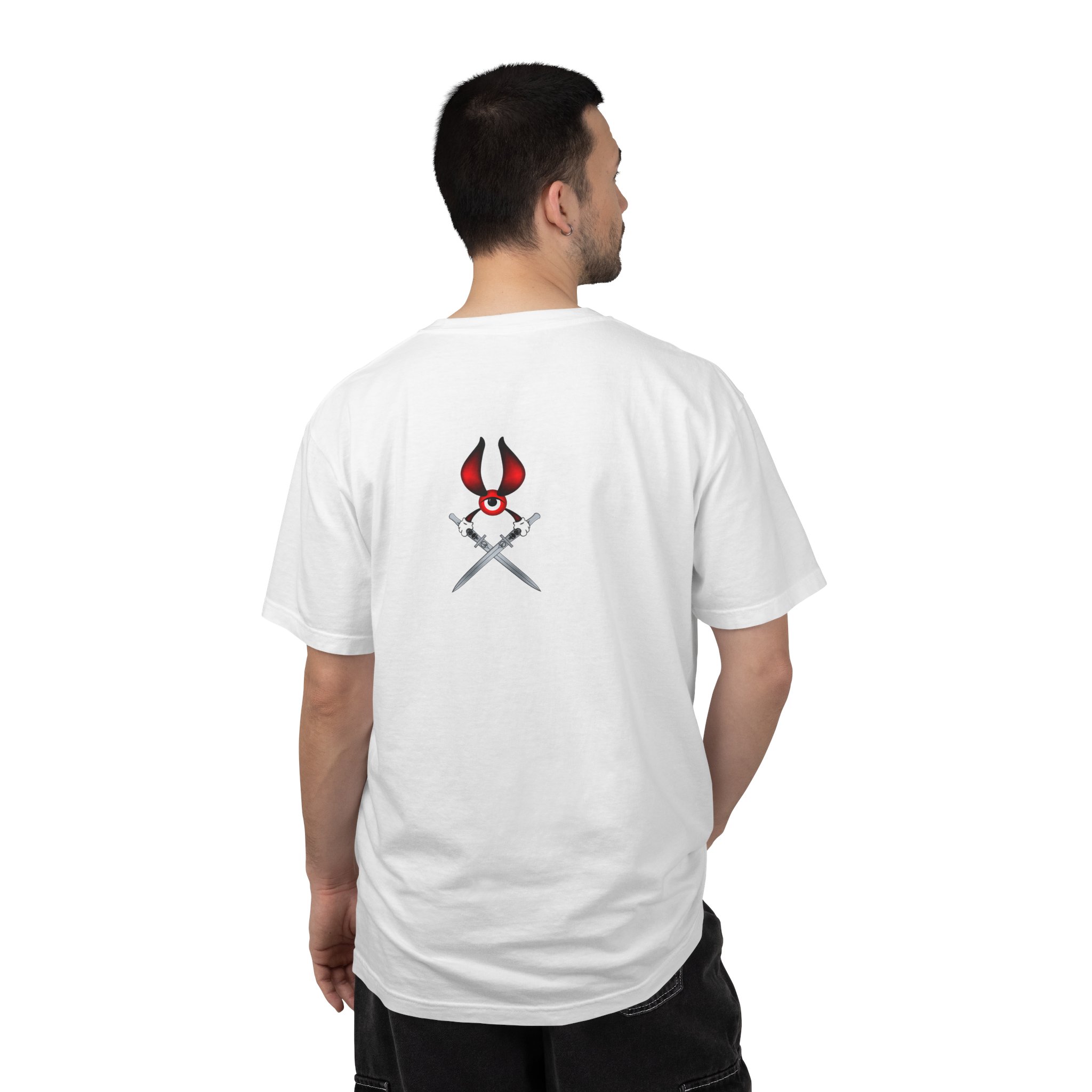 Double Devil Bulls Eye ThunkLife Graphic Unisex T-Shirt — Gothic Viking Axe Streetwear - Image 6
