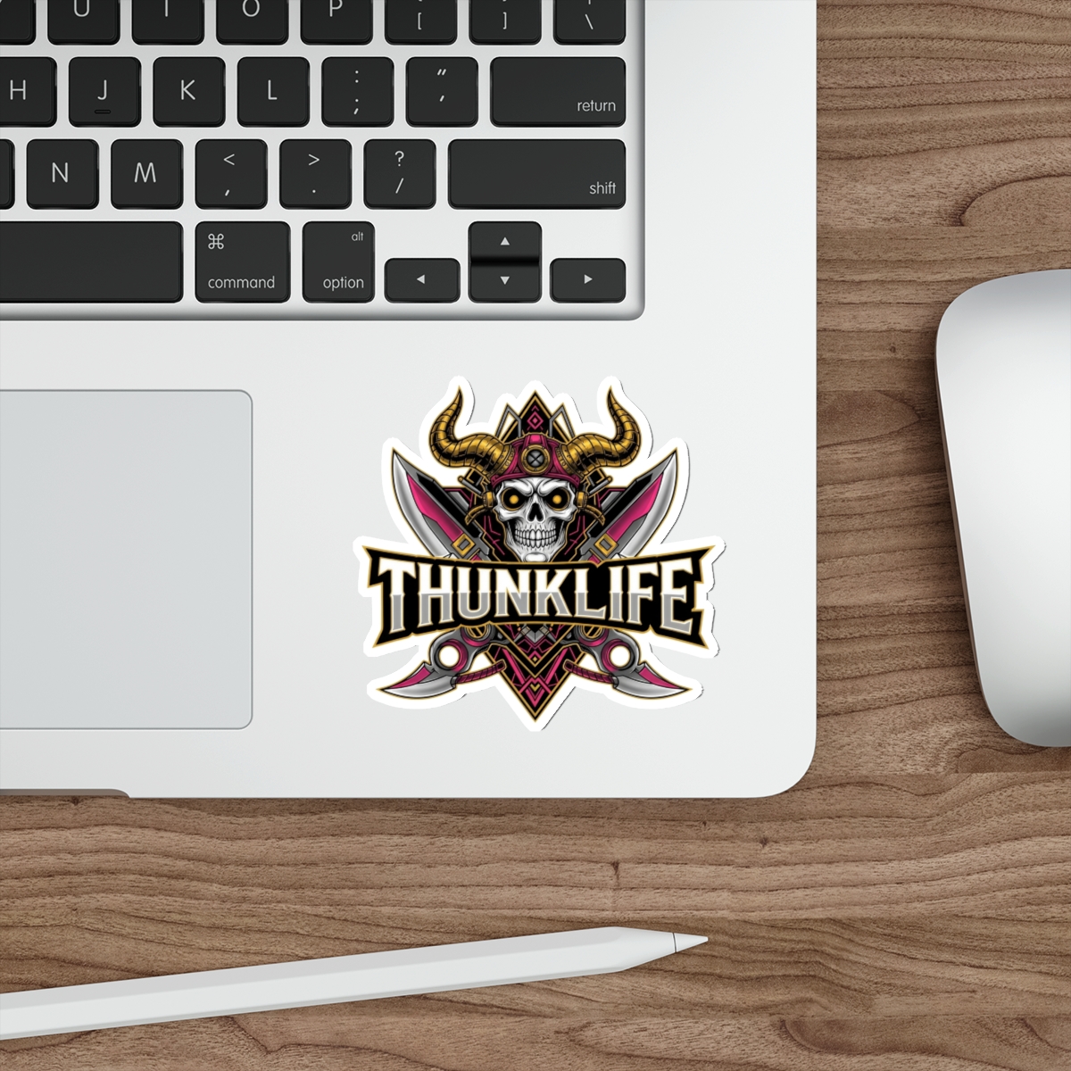 GOLDEN EYES – THUNKLIFE – Die-Cut Indoor/Outdoor Vinyl Sticker - Image 2