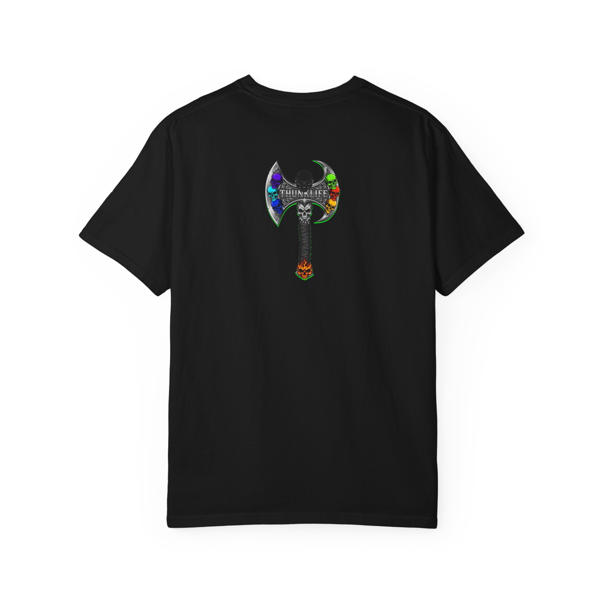 Bladion Bulls Eye ThunkLife Graphic Unisex T-Shirt — Gothic Viking Axe Streetwear - Image 16