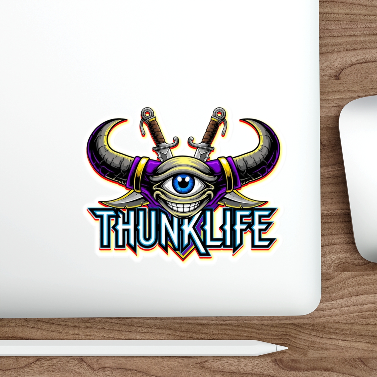 KNIVOCUS – THUNKLIFE – Die-Cut Indoor/Outdoor Vinyl Sticker - Image 6
