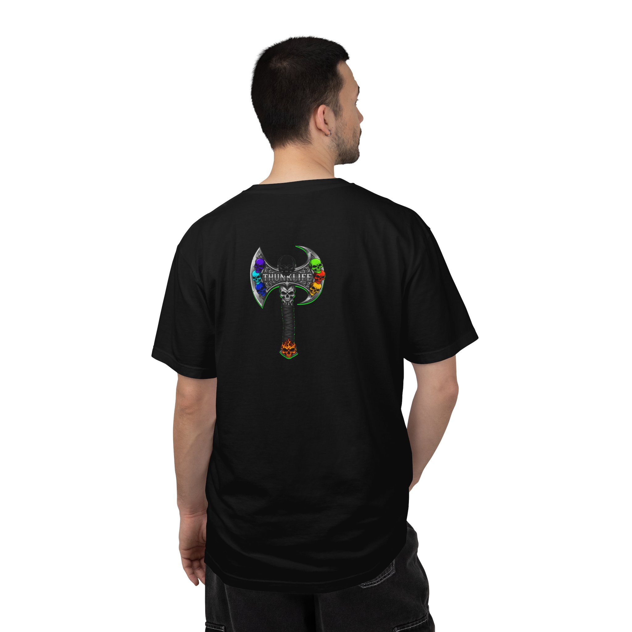 Bladion Bulls Eye ThunkLife Graphic Unisex T-Shirt — Gothic Viking Axe Streetwear - Image 20