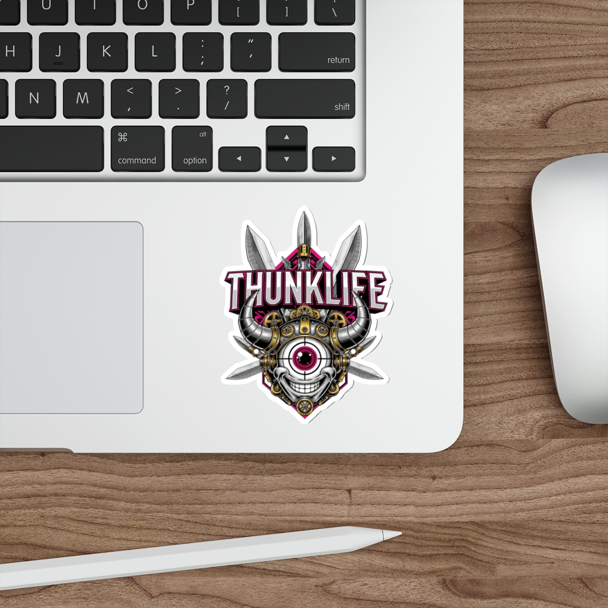 CYCLOPS DEVIL – THUNKLIFE – Die-Cut Indoor/Outdoor Vinyl Sticker - Image 2