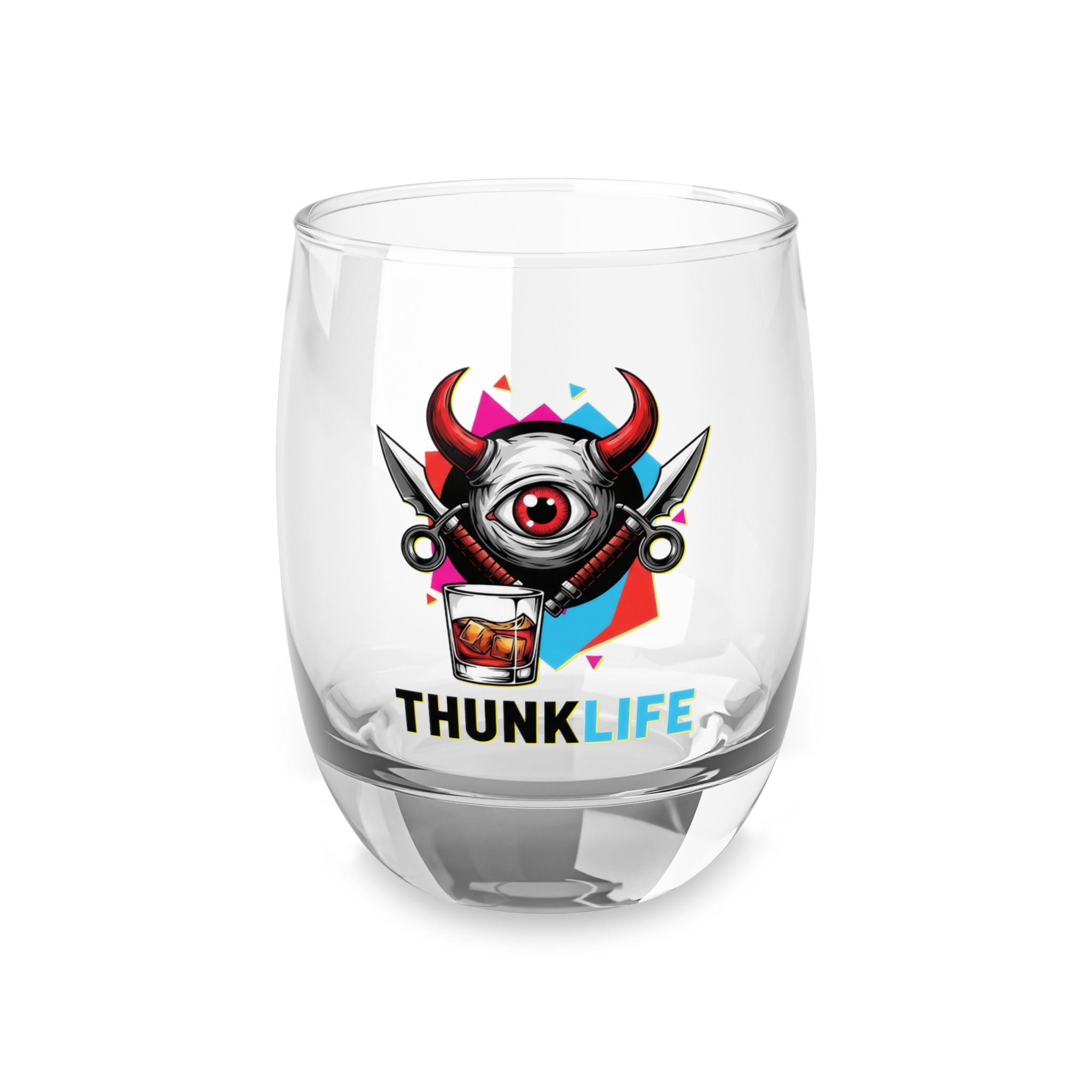 WHISKEY FANG – THUNKLIFE – Premium 6oz Whiskey Glass ~ Limited Edition