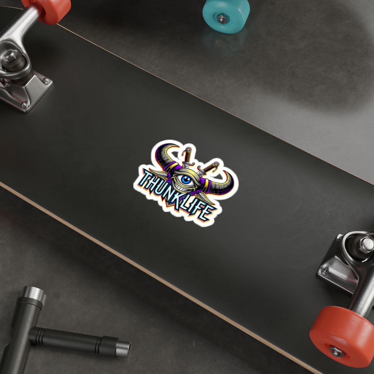 KNIVOCUS – THUNKLIFE – Die-Cut Indoor/Outdoor Vinyl Sticker - Image 3