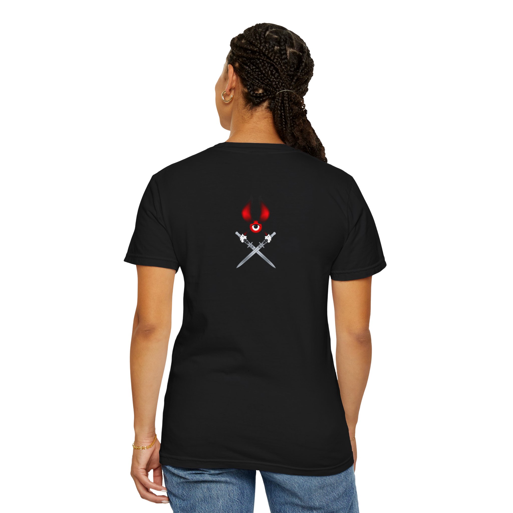 Double Devil Bulls Eye ThunkLife Graphic Unisex T-Shirt — Gothic Viking Axe Streetwear - Image 21
