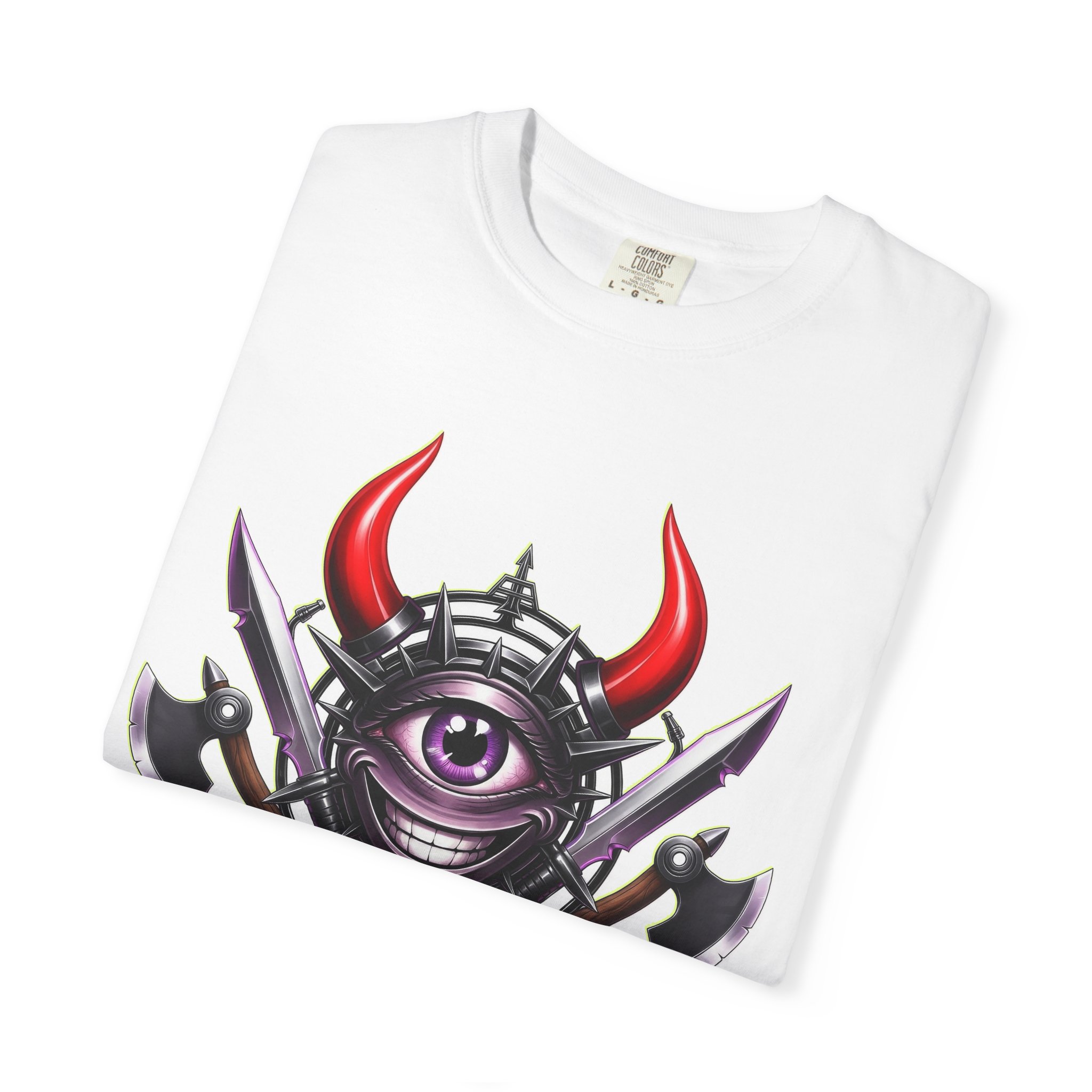 Bladion Bulls Eye ThunkLife Graphic Unisex T-Shirt — Gothic Viking Axe Streetwear - Image 3