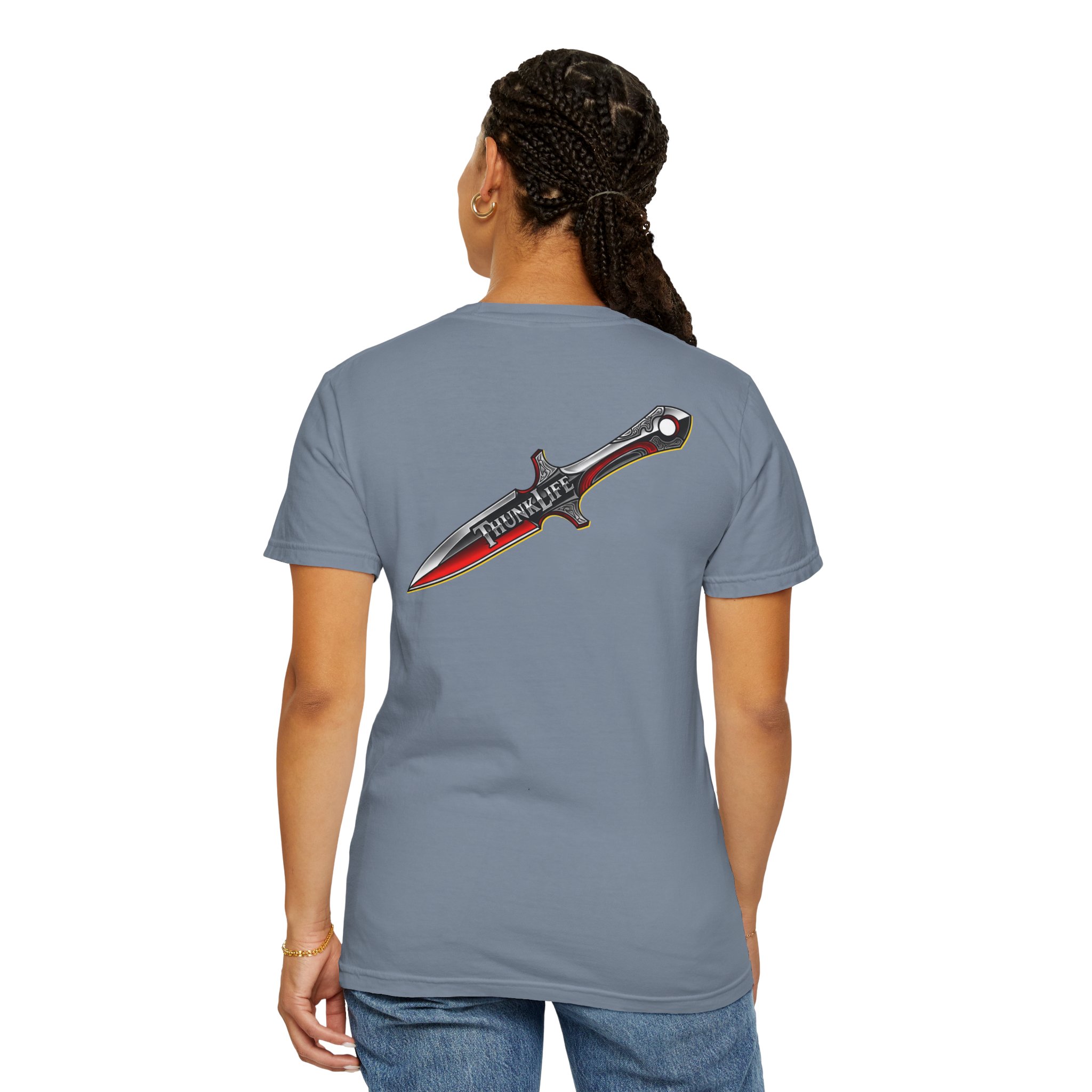 Fedora Skull ThunkLife Graphic Unisex T-Shirt — Bladed Back Streetwear - Image 14