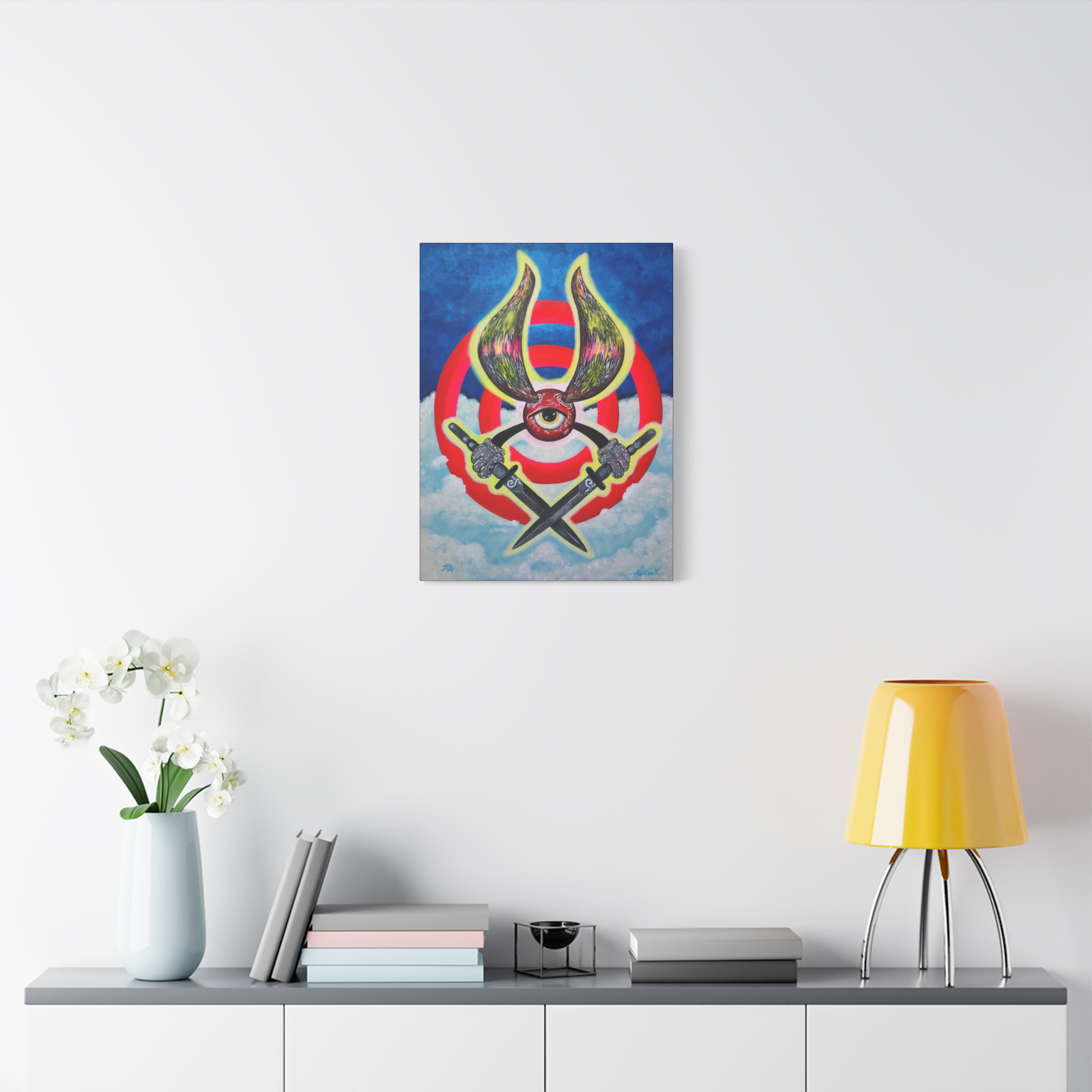 Bullseye BimDaggers ThunkLife – 18″ x 24″ Sretched Canvas Open Edition - Image 3