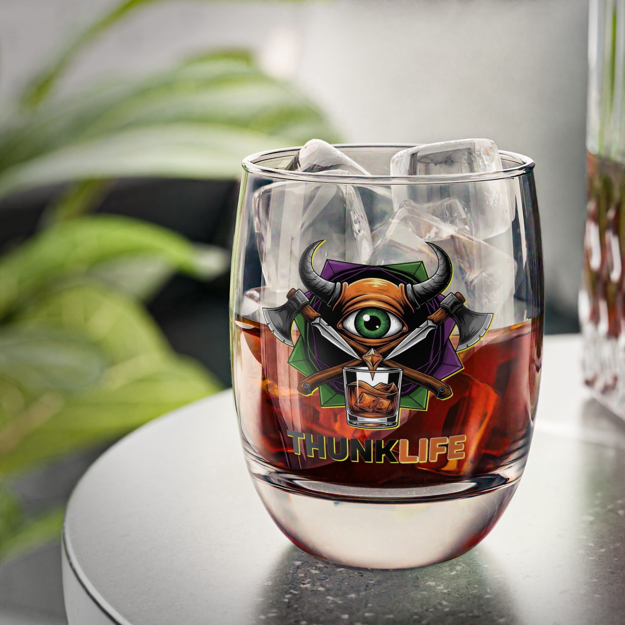 THUNKED NEAT – THUNKLIFE – Premium 6oz Whiskey Glass ~ Limited Edition - Image 2