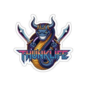 SERPENT SMILE – THUNKLIFE – Die-Cut Indoor/Outdoor Vinyl Sticker