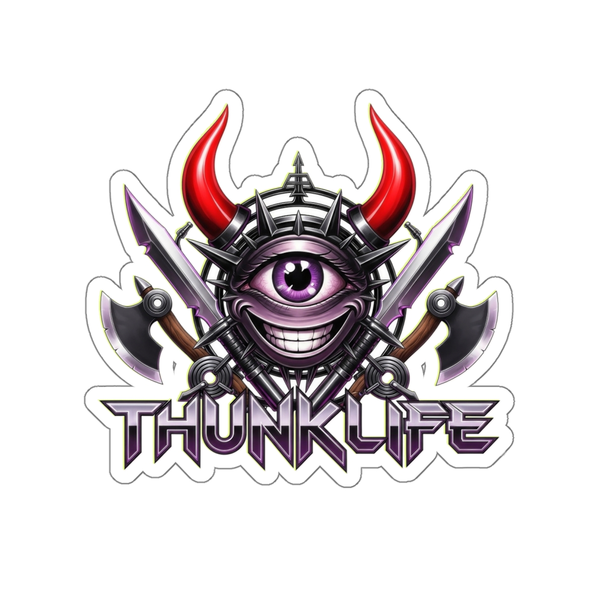 BLADION – THUNKLIFE – Die-Cut Indoor/Outdoor Vinyl Sticker - Image 5